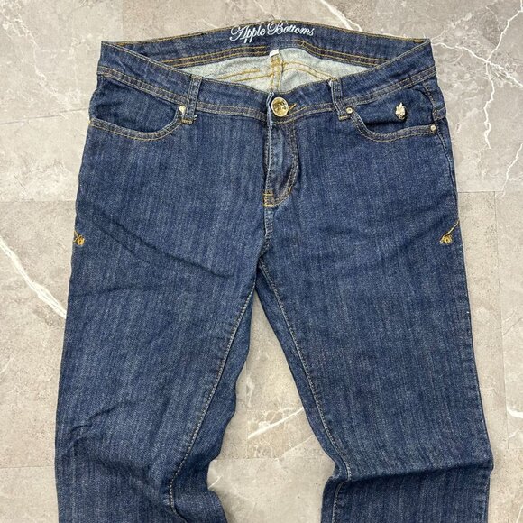 Vintage Apple Bottom Jeans Size 9/10 y2k Hip Hop Streetwear Embroidered 9 / 10 - Picture 5 of 15